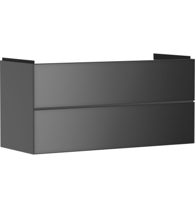 Szafka pod umywalkę wiszącą z 2 szufladami 1180/475, Szary Łupek Matowy Xevolos E Hansgrohe (54186770)