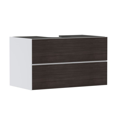 Szafka pod szlifowaną umywalkę wpuszczaną w blat/nablatową z 2 szufladami 980/550, Biały Matowy Xevolos E Hansgrohe (54190730)