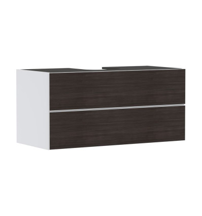 Szafka pod szlifowaną umywalkę wpuszczaną w blat/nablatową z 2 szufladami 1180/550, Biały Matowy Xevolos E Hansgrohe (54193730)