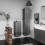 Szafka boczna średnia 400/360, drzwi prawe, Szary Łupek Matowy Xevolos E Hansgrohe (54217770)