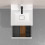 Duży pojemnik podstawowy 90/220 Czarny Matowy IntraStoris Hansgrohe (54226670)