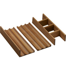 Zestaw organizerów 320 do szafek pod umywalkę 780/475, 780/550 i 1570/550 Ciemny Orzech IntraStoris Hansgrohe (54232630)