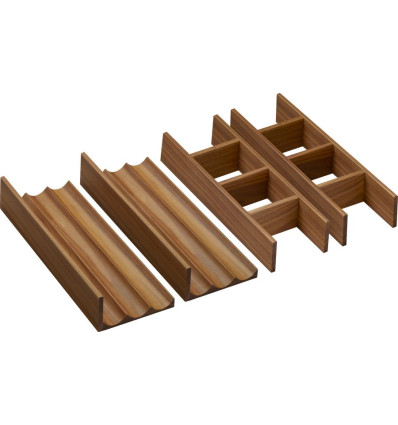 Zestaw organizerów 320 do szafek pod umywalkę 1180/475 i 1180/550 Ciemny Orzech IntraStoris Hansgrohe (54234630)