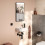 Lustro z górnym oświetleniem LED 360/30, włącznik ścienny Czarny Matowy Xarita Lite Q Hansgrohe (54955670)
