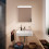 Lustro z górnym oświetleniem LED 600/30, włącznik ścienny Biały Matowy Xarita Lite Q Hansgrohe (54957700)