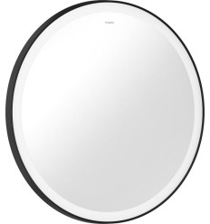 Lustro oświetleniem LED 700/30, włącznik ścienny Czarny Matowy Xarita Lite S Hansgrohe (54966670)