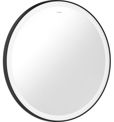 Lustro oświetleniem LED 700/30, włącznik ścienny Czarny Matowy Xarita Lite S Hansgrohe (54966670)