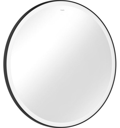 Lustro oświetleniem LED 900/30, włącznik ścienny Czarny Matowy Xarita Lite S Hansgrohe (54967670)