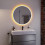 Lustro z oświetleniem LED 900/50, pojemnościowy sensor dotykowy Biały Matowy Xarita S Hansgrohe (54981700)