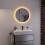 Lustro z oświetleniem LED 700/50, pojemnościowy sensor dotykowy Biały Matowy Xarita S Hansgrohe (54982700)