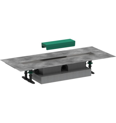 Kompletny zestaw do odpływów liniowych 600, niski uBox universal Hansgrohe (56016180)