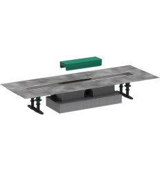 Kompletny zestaw do odpływów liniowych 700, niski uBox universal Hansgrohe (56017180)
