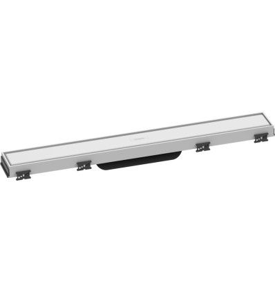 Element zewnętrzny odpływu liniowego 600 ze stelażem o regulowanej wysokości Biały Matowy RainDrain Match Hansgrohe (56036700)