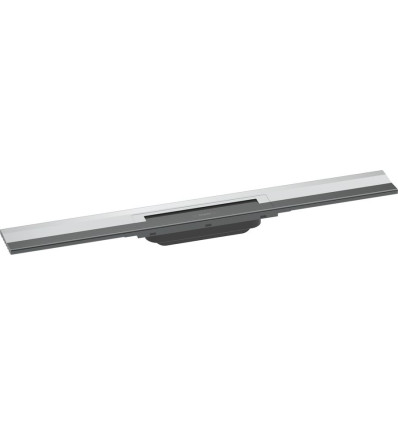 Element zewnętrzny odpływu liniowego 700 z możliwością przycięcia, montaż przyścienny Chrom RainDrain Flex Hansgrohe (56050000)