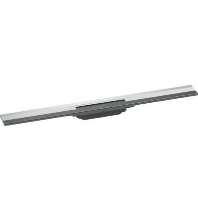 Element zewnętrzny odpływu liniowego 800 z możliwością przycięcia, montaż przyścienny Chrom RainDrain Flex Hansgrohe (56051000)