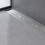 Element zewnętrzny odpływu liniowego 800 z możliwością przycięcia, montaż przyścienny Chrom RainDrain Flex Hansgrohe (56051000)