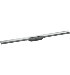 Element zewnętrzny odpływu liniowego 1000 z możliwością przycięcia, montaż przyścienny Chrom RainDrain Flex Hansgrohe (56053000)
