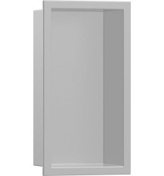 Wnęka ścienna z ozdobną ramką 300/150/100 szarość betonu XtraStoris Original Hansgrohe (56057380)