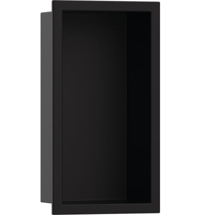 Wnęka ścienna z ozdobną ramką 300/150/100 Czarny Matowy XtraStoris Original Hansgrohe (56057670)