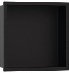 Wnęka ścienna z ozdobną ramką 300/300/100 Czarny Matowy XtraStoris Original Hansgrohe (56061670)