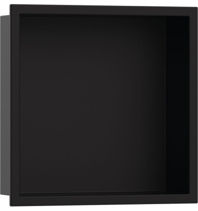 Wnęka ścienna z ozdobną ramką 300/300/100 Czarny Matowy XtraStoris Original Hansgrohe (56061670)