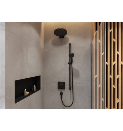 Wnęka ścienna 300/900 XtraStoris czarny mat Hansgrohe (56067670)