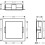 Wnęka ścienna 300/300 XtraStoris biały mat Hansgrohe (56073700)