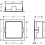Wnęka ścienna 300/300 stal szczotkowana XtraStoris Hansgrohe (56079800)