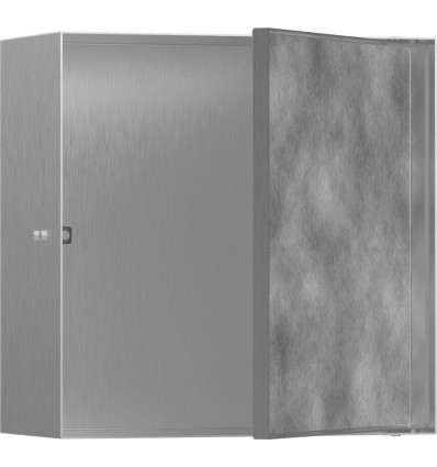 Wnęka ścienna 300/300 stal szczotkowana XtraStoris Hansgrohe (56091800)