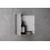 Wnęka ścienna 300/300 stal szczotkowana XtraStoris Hansgrohe (56091800)