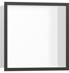 Wnęka ścienna 300/300 szczotkowany XtraStoris czarny chrom szczotkowany Hansgrohe (56099340)