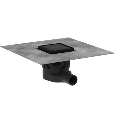 Odpływ liniowy 100/100 do płytki RainDrain czarny mat Hansgrohe (56250670)