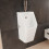Pisuar 600/300 z zasilaniem od góry, odpływ z tyłu, bezkołnierzowy Biały EluPura Original Q Hansgrohe (60128450)