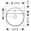 Umywalka 450/450 nablatowa Hansgrohe (60169450)