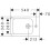 Bidet 540 wiszący EluPura Q Hansgrohe (60280450)