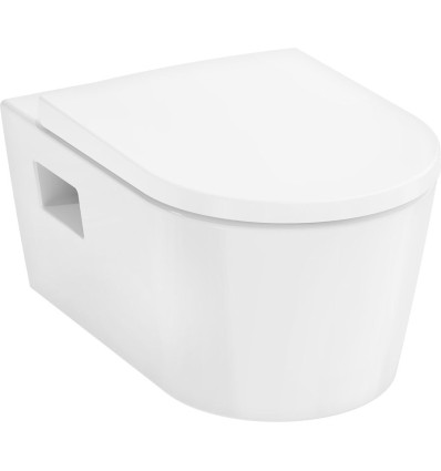Miska wisząca WC 540 AquaChannel Flush z deską WC SoftClose QuickRelease Biały EluPura Hansgrohe (60288450)