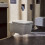 Miska wisząca WC 540 bezkołnierzowa AquaFall Flush z deską WC SoftClose QuickRelease Biały Hansgrohe (60293450)
