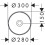 Umywalka 300/300 nablatowa SmartClean Hansgrohe (61070450)