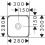 Umywalka 300/300 nablatowa SmartClean Hansgrohe (61074450)