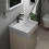 Mała umywalka wisząca 500/480 z otworem na baterię bez przelewu SmartClean Biały Xevolos E Hansgrohe (61088450)