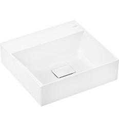 Mała umywalka wisząca 500/480 bez otworu na baterię bez przelewu SmartClean Biały Xevolos E Hansgrohe (61089450)