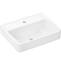 Mała umywalka wisząca 500/390 z otworem na baterię bez przelewu SmartClean Biały Xanuia Q Hansgrohe (61144450)