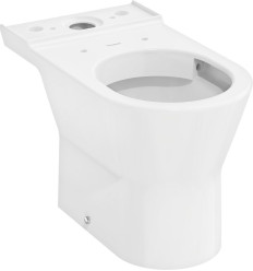 Miska kompaktowa WC 640 odpływ poziomy AquaChannel Flush HygieneEffect Biały EluPura Original Hansgrohe (62038450)