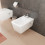 Bidet wiszący 540 z otworem na baterię, z przelewem, HygieneEffect Biały EluPura Original Q Hansgrohe (62046450)
