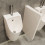 Pisuar z zasilaniem od góry, odpływ z tyłu, bezkołnierzowy, HygieneEffect Biały EluPura Original S Hansgrohe (62049450)