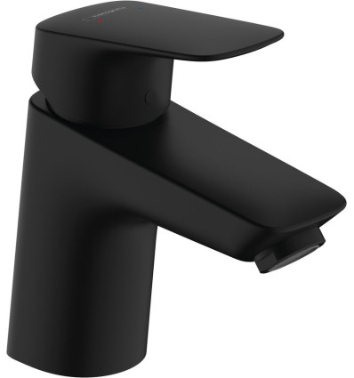Jednouchwytowa bateria umywalkowa 70 bez kompletu odpływowego Czarny Matowy Logis Hansgrohe (71071670)