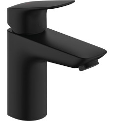 Jednouchwytowa bateria umywalkowa 100 CoolStart bez kompletu odpływowego Czarny Matowy Logis Hansgrohe (71103670)