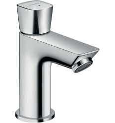 Bateria bez mieszacza 80 do wody zimnej lub wstępnie zmieszanej bez kompletu odpływowego Chrom Logis Hansgrohe (71120000)