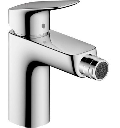 Bateria bidetowa 100 z korkiem z cięgłem Chrom Logis Hansgrohe (71200000)