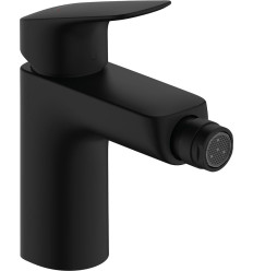 Bateria bidetowa 100 z korkiem z cięgłem Czarny Matowy Logis Hansgrohe (71200670)